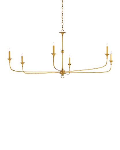 Nottaway Large Gold Chandelier