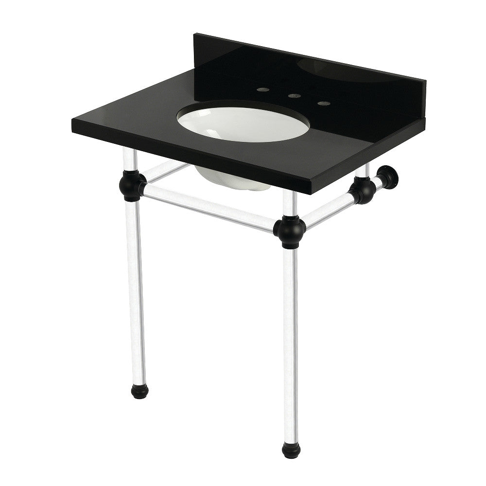 Templeton 30 Inch Console Sink in Black