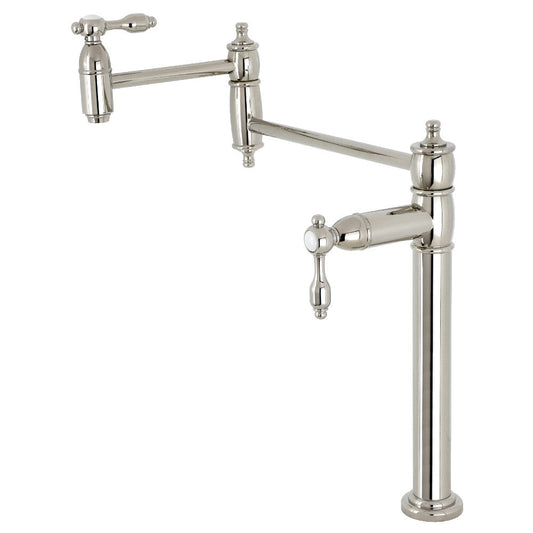 Tudor Pot Filler Faucet in Polished Nickel