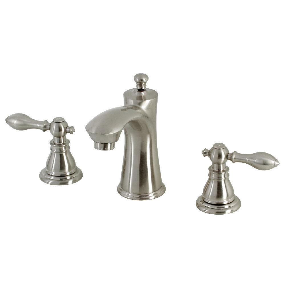 American Classic Widespread Bathroom Faucet in Brushed Nickel