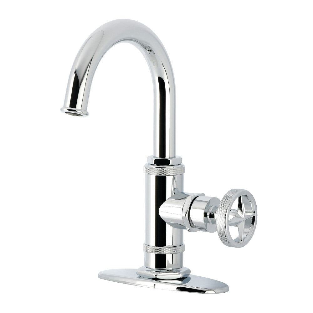 Ostro Single-Hole Bathroom Faucet in Polished Chrome