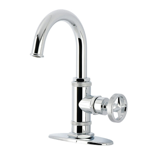 Ostro Single-Hole Bathroom Faucet in Polished Chrome