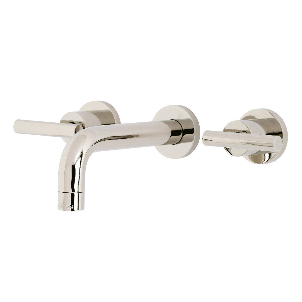 Manhattan Wall-Mount Bathroom Faucet in Polished Nickel