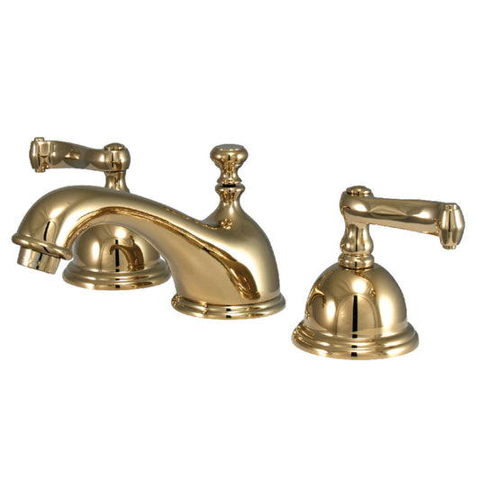 Royale Widespread Bathroom Faucet in Polished Brass