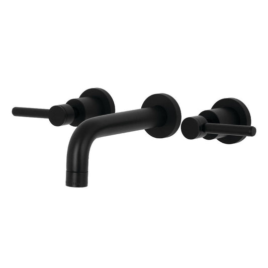 Concord Wall-Mount Bathroom Faucet in Matte Black