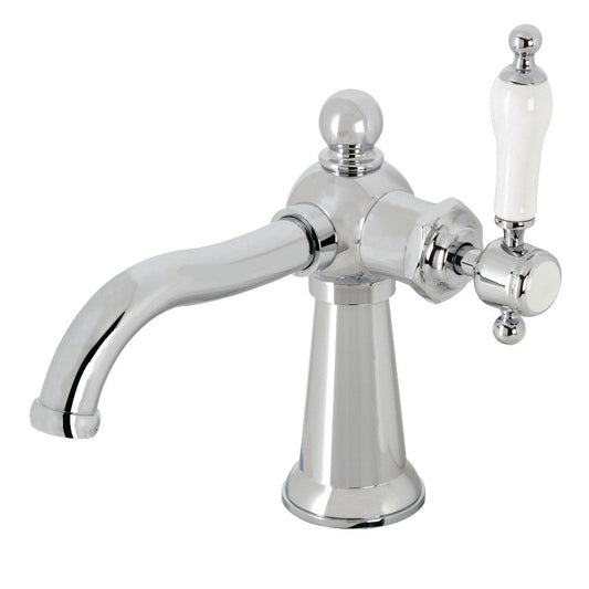 Nautical Single-Hole Bathroom Faucet in Polished Chrome