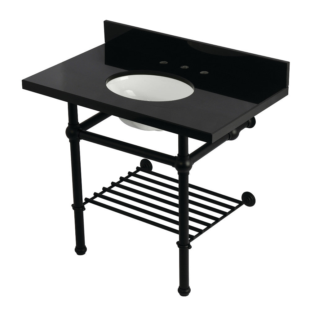 Templeton 36 Inch Console Sink in Black