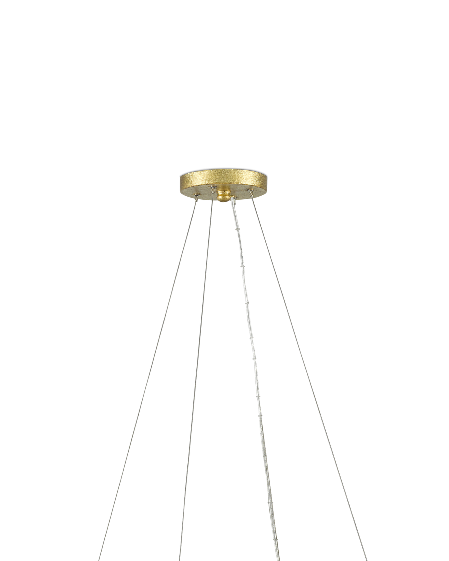 Sea Fan Gold Bowl Chandelier