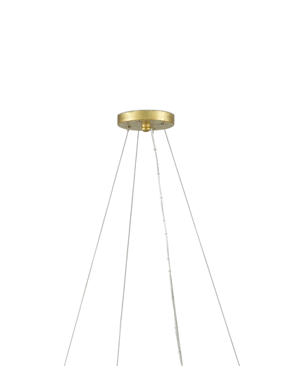 Sea Fan Gold Bowl Chandelier