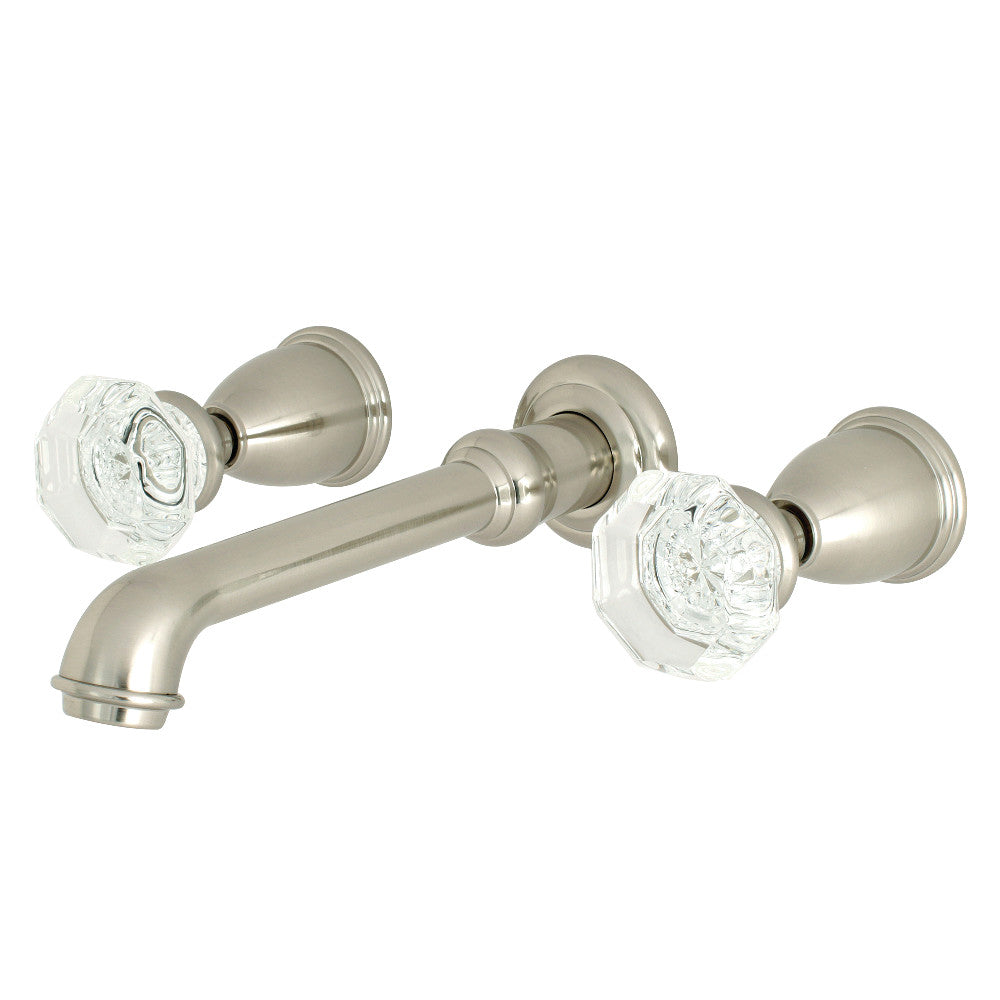 Celebrity Wall-Mount Bathroom Faucet in Brushed Nickel