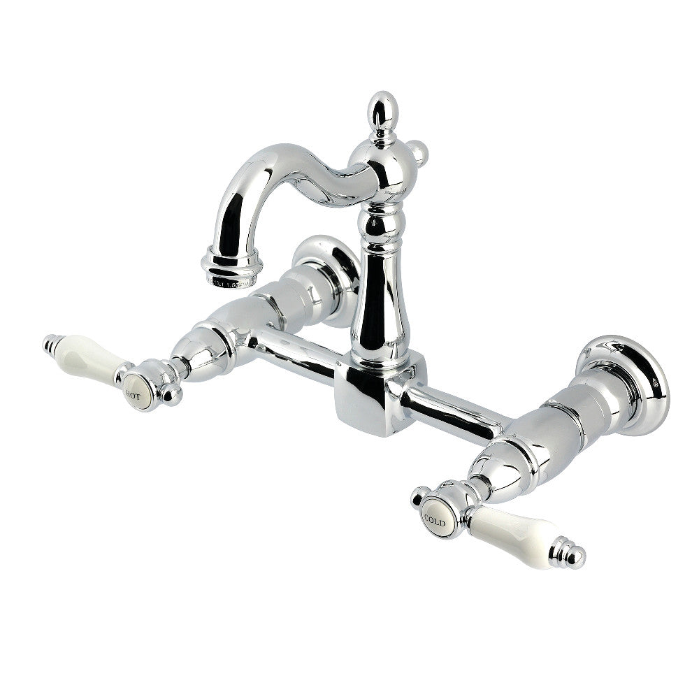 Bel-Air Wall Mount Kitchen Faucet in Polished Chrome