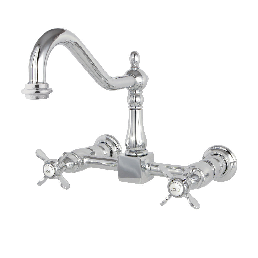 Essex Wall Mount Kitchen Faucet in Polished Chrome