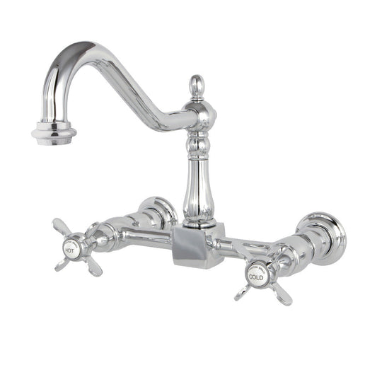Essex Wall Mount Kitchen Faucet in Polished Chrome