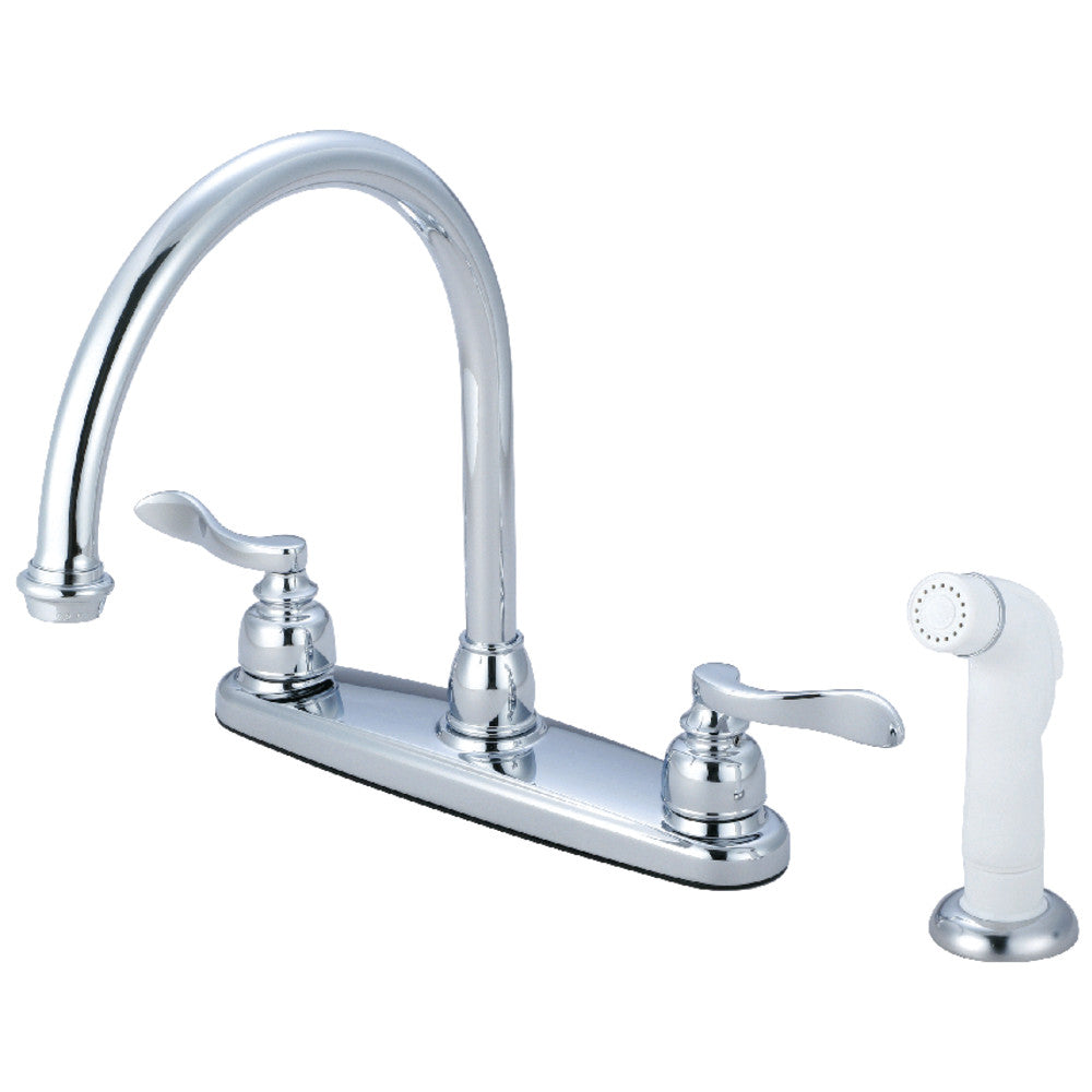 NuWave French Centerset Kitchen Faucet in Polished Chrome