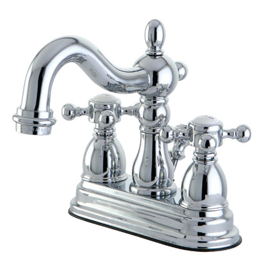 Heritage 4 Inch Centerset Bathroom Faucet in Polished Chrome