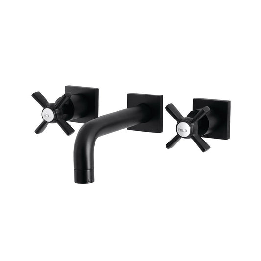 Millennium Wall-Mount Bathroom Faucet in Matte Black