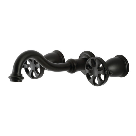 Belknap Wall-Mount Bathroom Faucet in Matte Black