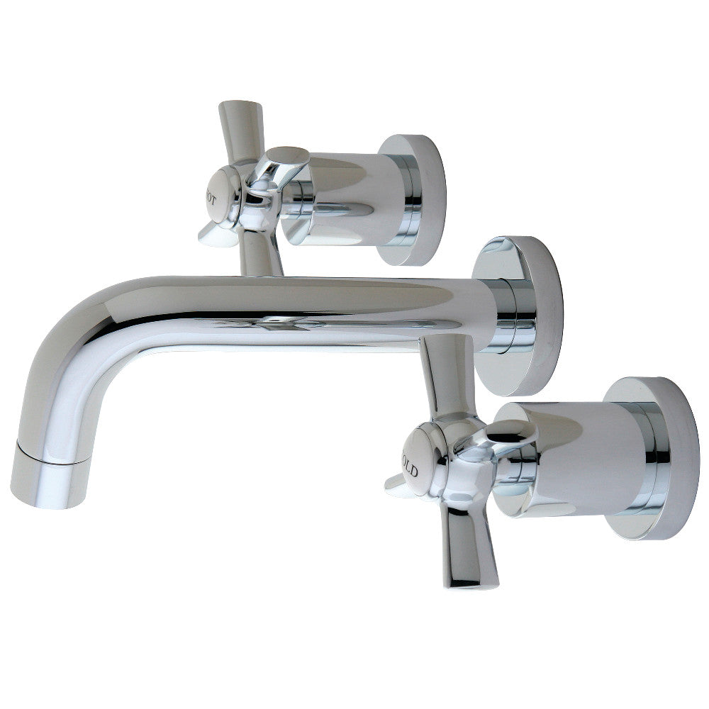 Millennium Wall-Mount Bathroom Faucet in Polished Chrome