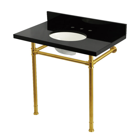 Imperial 36 Inch Console Sink in Brushed Brass