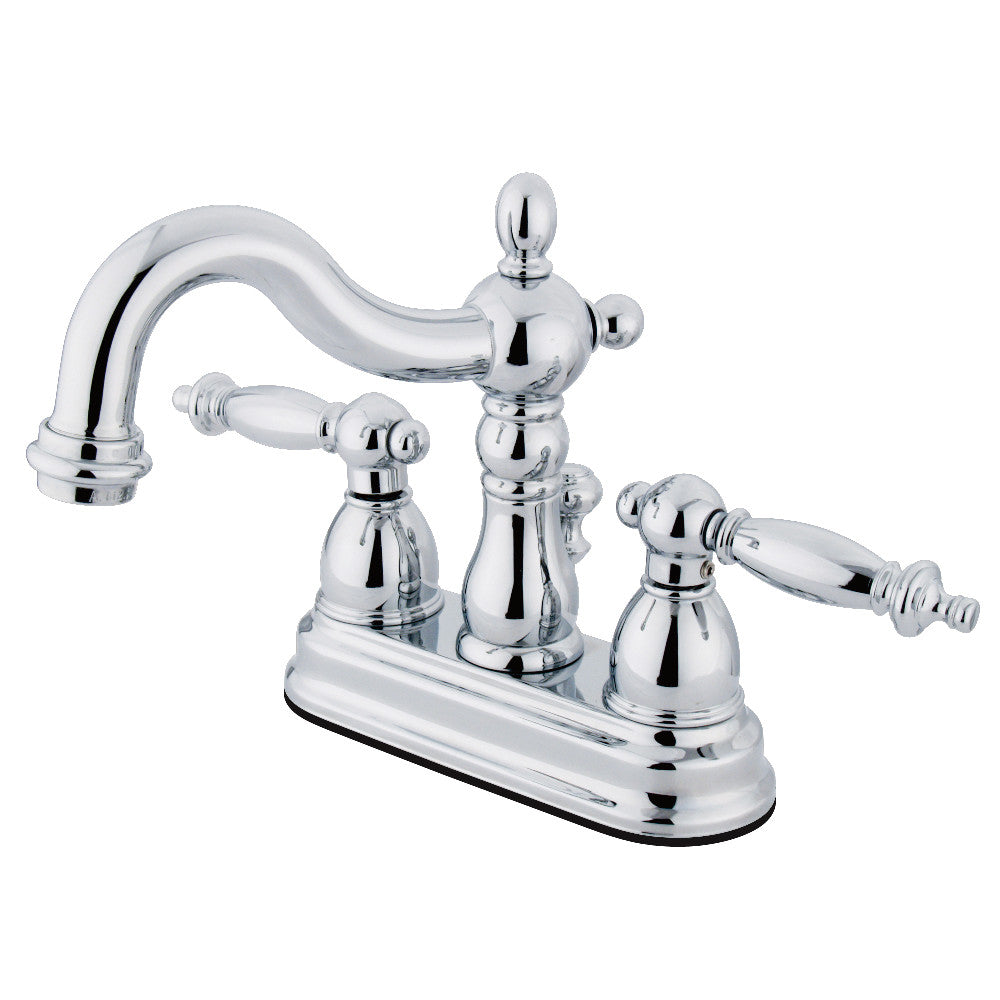 Heritage 4 Inch Centerset Bathroom Faucet in Polished Chrome