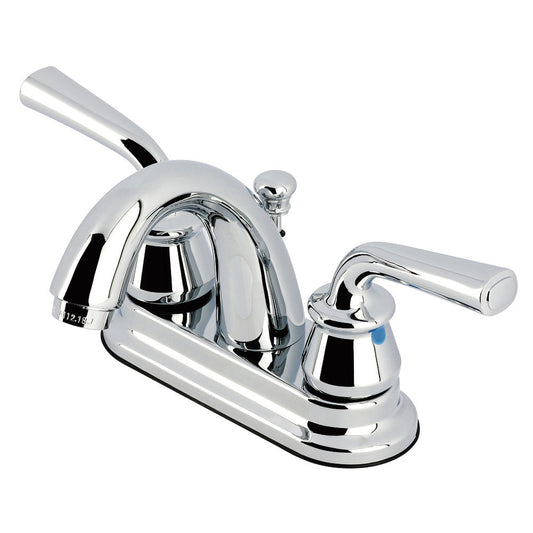 Restoration 4 Inch Centerset Bathroom Faucet in Polished Chrome