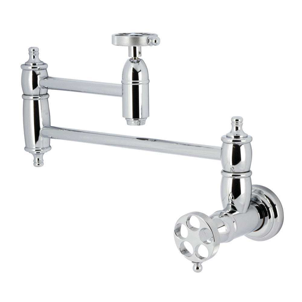 Wendell Pot Filler Faucet in Polished Chrome