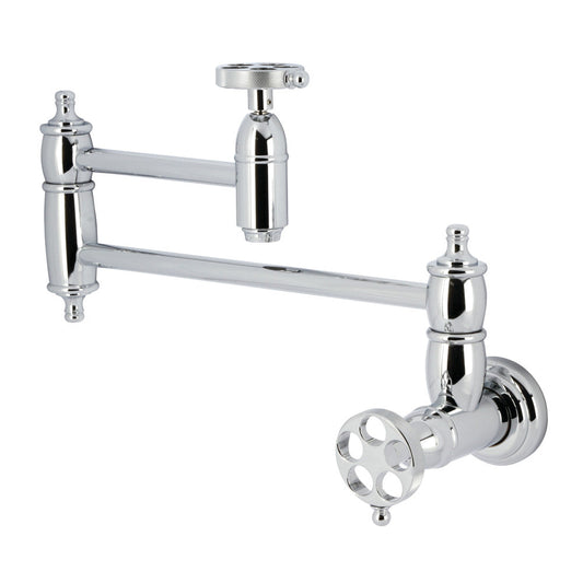 Wendell Pot Filler Faucet in Polished Chrome