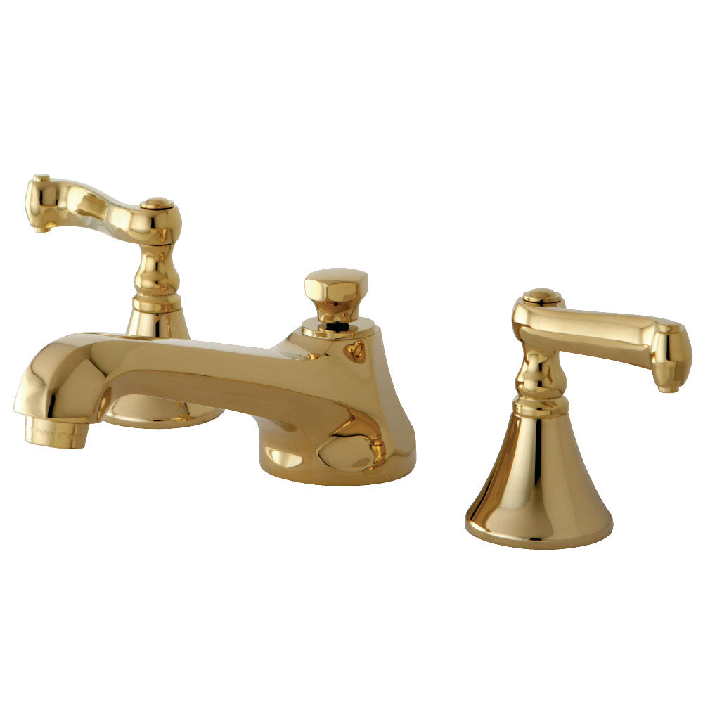 Widespread Bathroom Faucet in Polished Brass