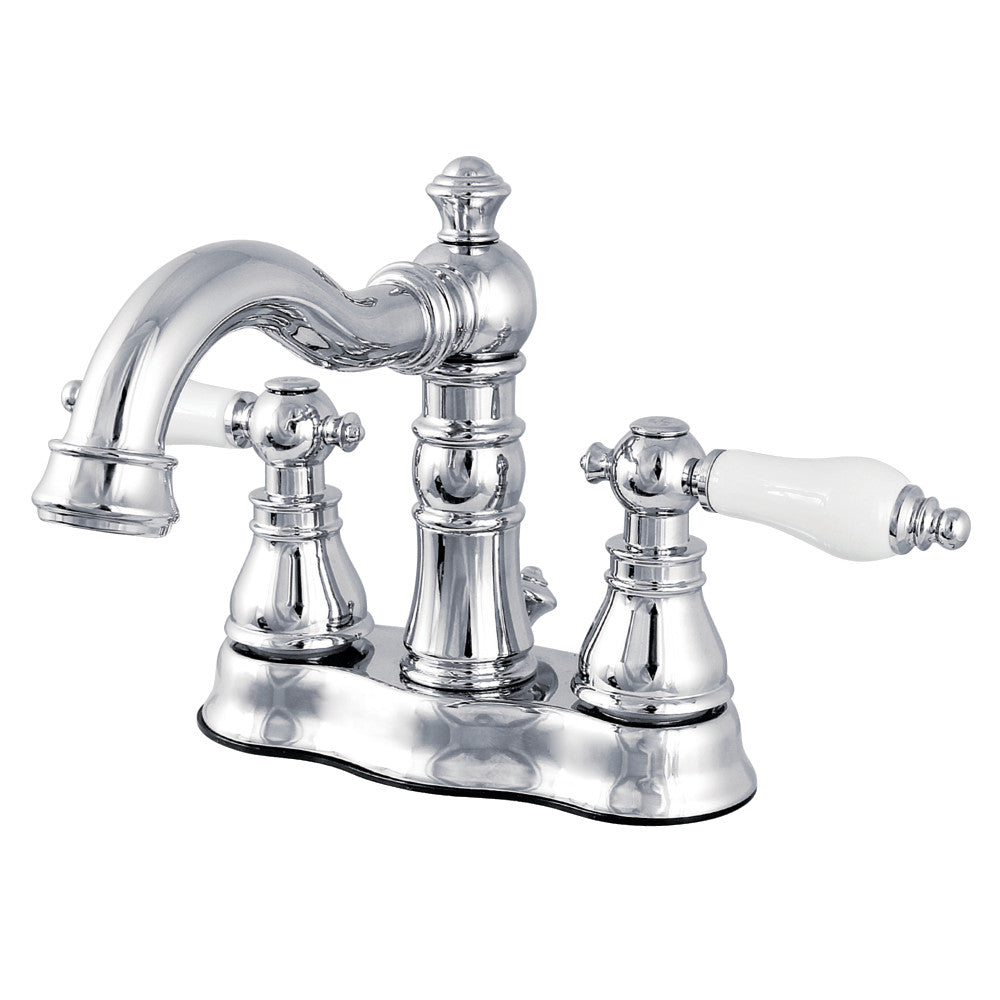 American Patriot 4 Inch Centerset Bathroom Faucet in Polished Chrome