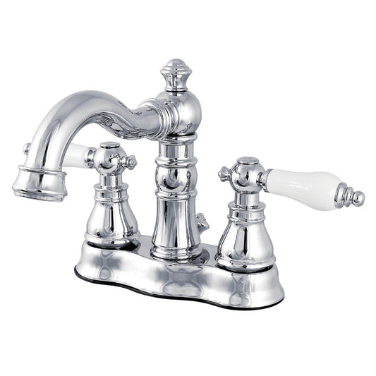 American Patriot 4 Inch Centerset Bathroom Faucet in Polished Chrome