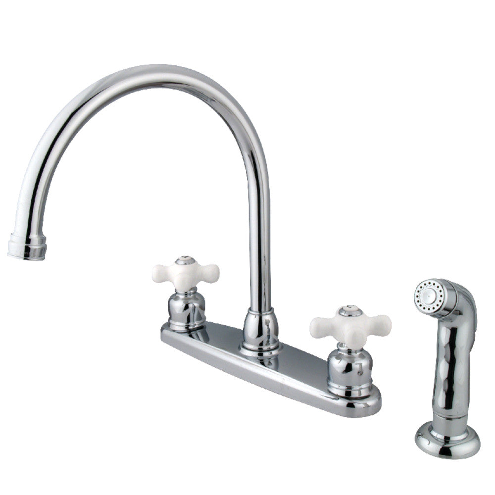 Vintage Centerset Kitchen Faucet in Polished Chrome