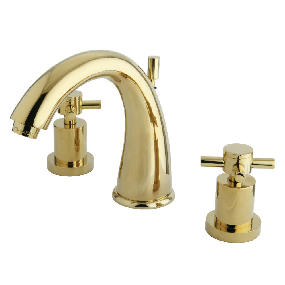 Concord Widespread Bathroom Faucet in Polished Brass