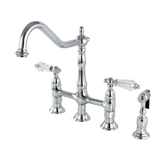 Wilshire Bridge Kitchen Faucet in Polished Chrome