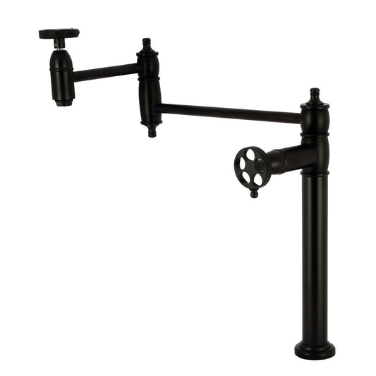 Wendell Pot Filler Faucet in Matte Black