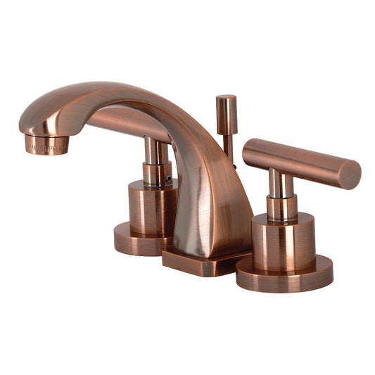 Manhattan Widespread Bathroom Faucet in Antique Copper