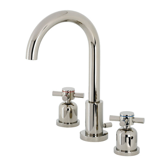 Concord Widespread Bathroom Faucet in Polished Nickel