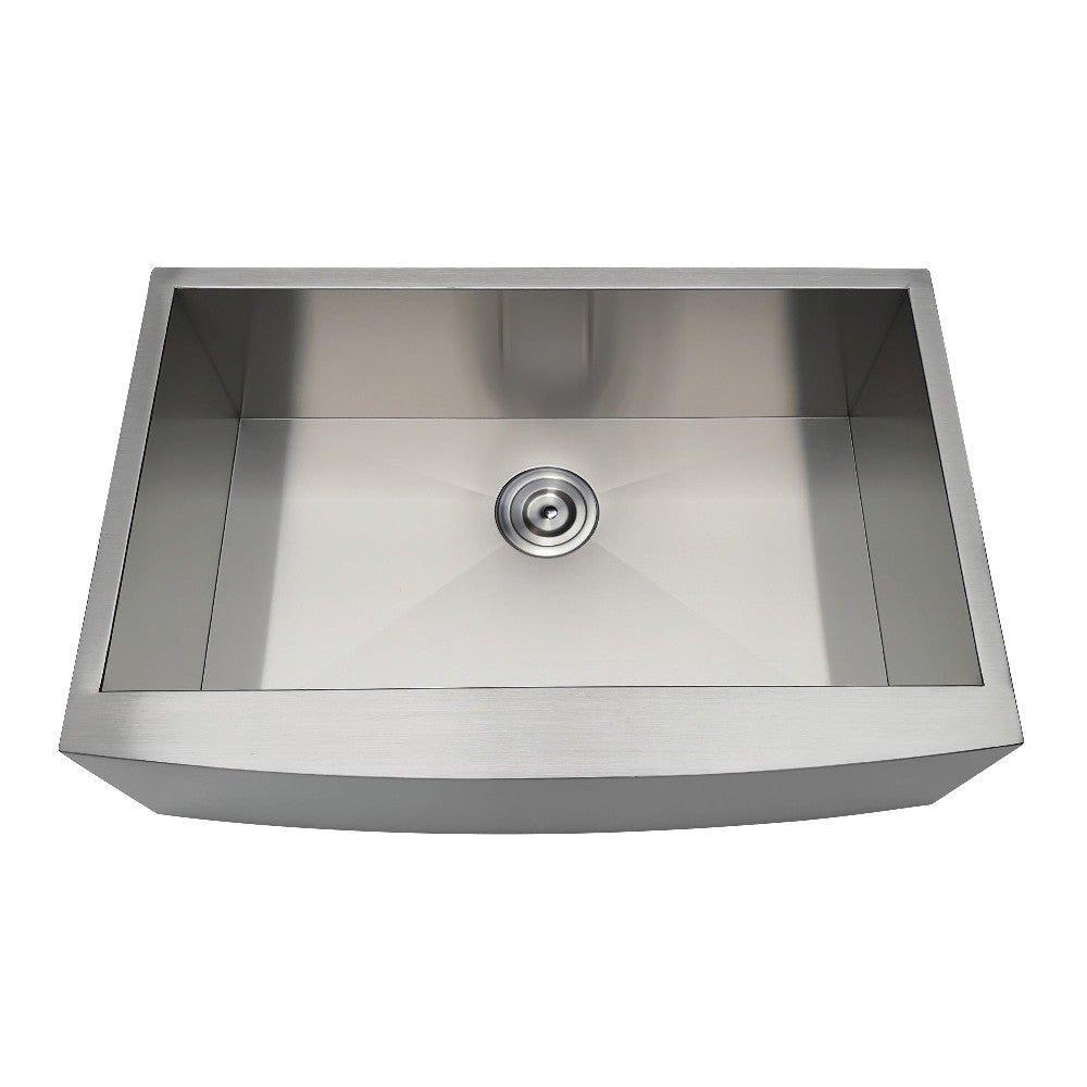 Uptowne 30 Inch Farmhouse Kitchen Sink in Brushed Stainless
