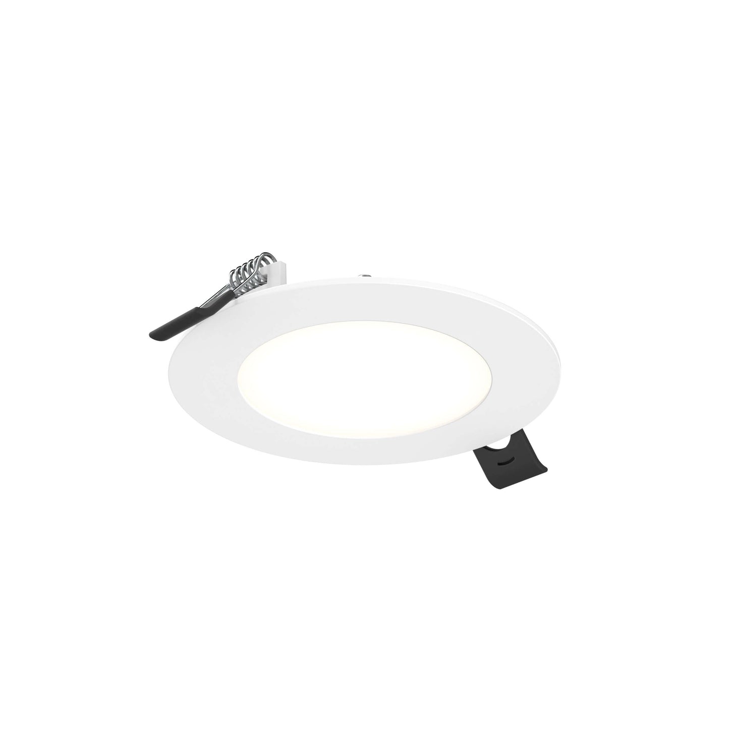 4 in Round LED Panel, White