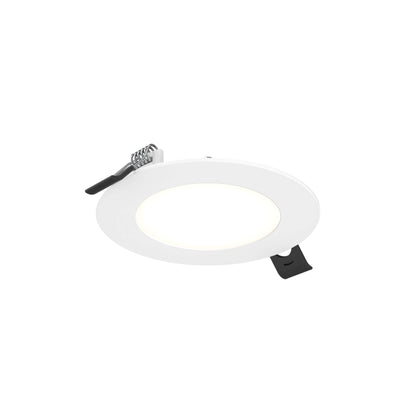 4 in Round LED Panel, White