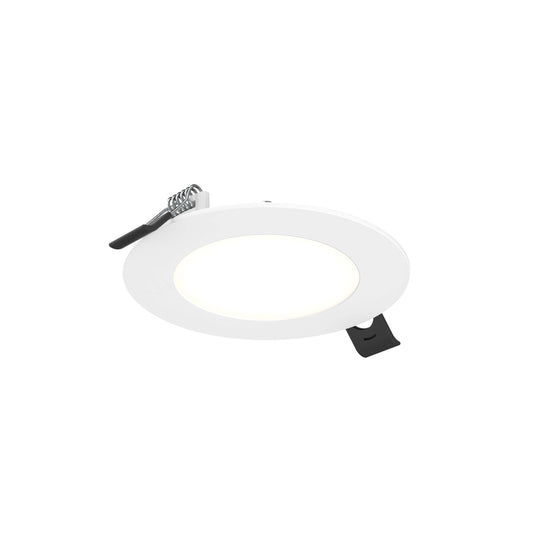 4 in Round LED Panel, White