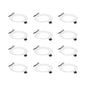 Kit of 12 - 4in Round LED Panel, White