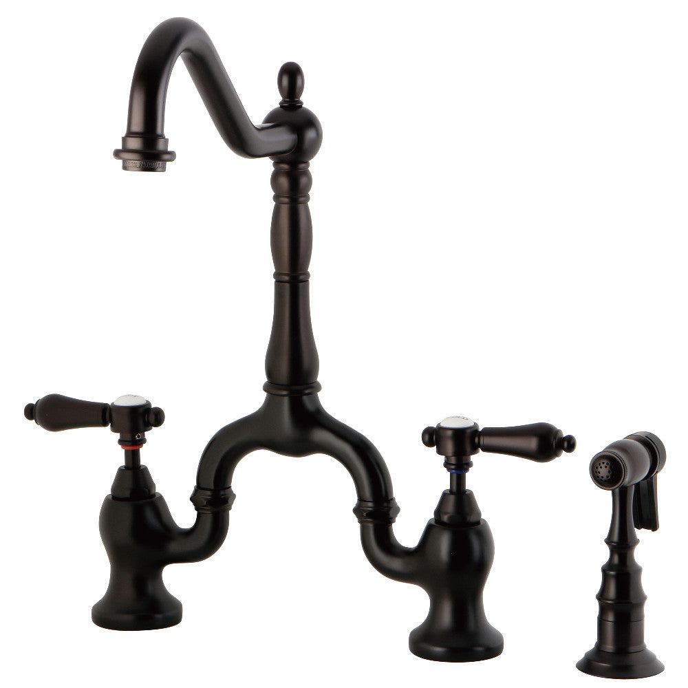Heirloom Bridge Kitchen Faucet in Oil Rubbed Bronze