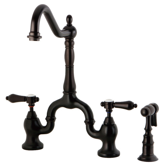 Heirloom Bridge Kitchen Faucet in Oil Rubbed Bronze