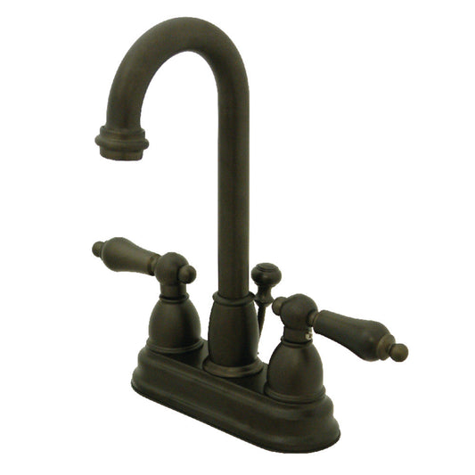 Restoration 4 Inch Centerset Bathroom Faucet in Oil Rubbed Bronze