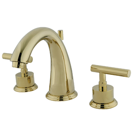 Manhattan Widespread Bathroom Faucet in Polished Brass