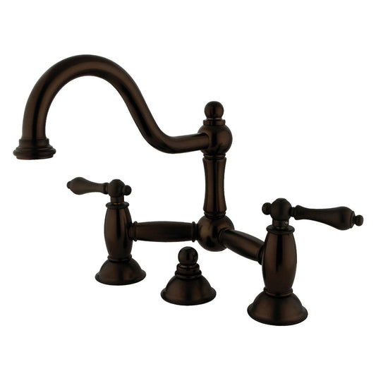 Restoration Bridge Bathroom Faucet in Oil Rubbed Bronze