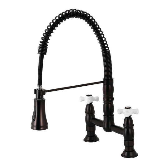 Heritage Pre-Rinse Kitchen Faucet in Oil Rubbed Bronze