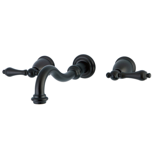 Vintage Wall-Mount Bathroom Faucet in Oil Rubbed Bronze