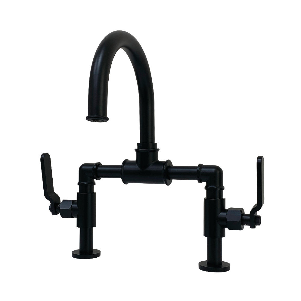 Whitaker Bridge Bathroom Faucet in Matte Black