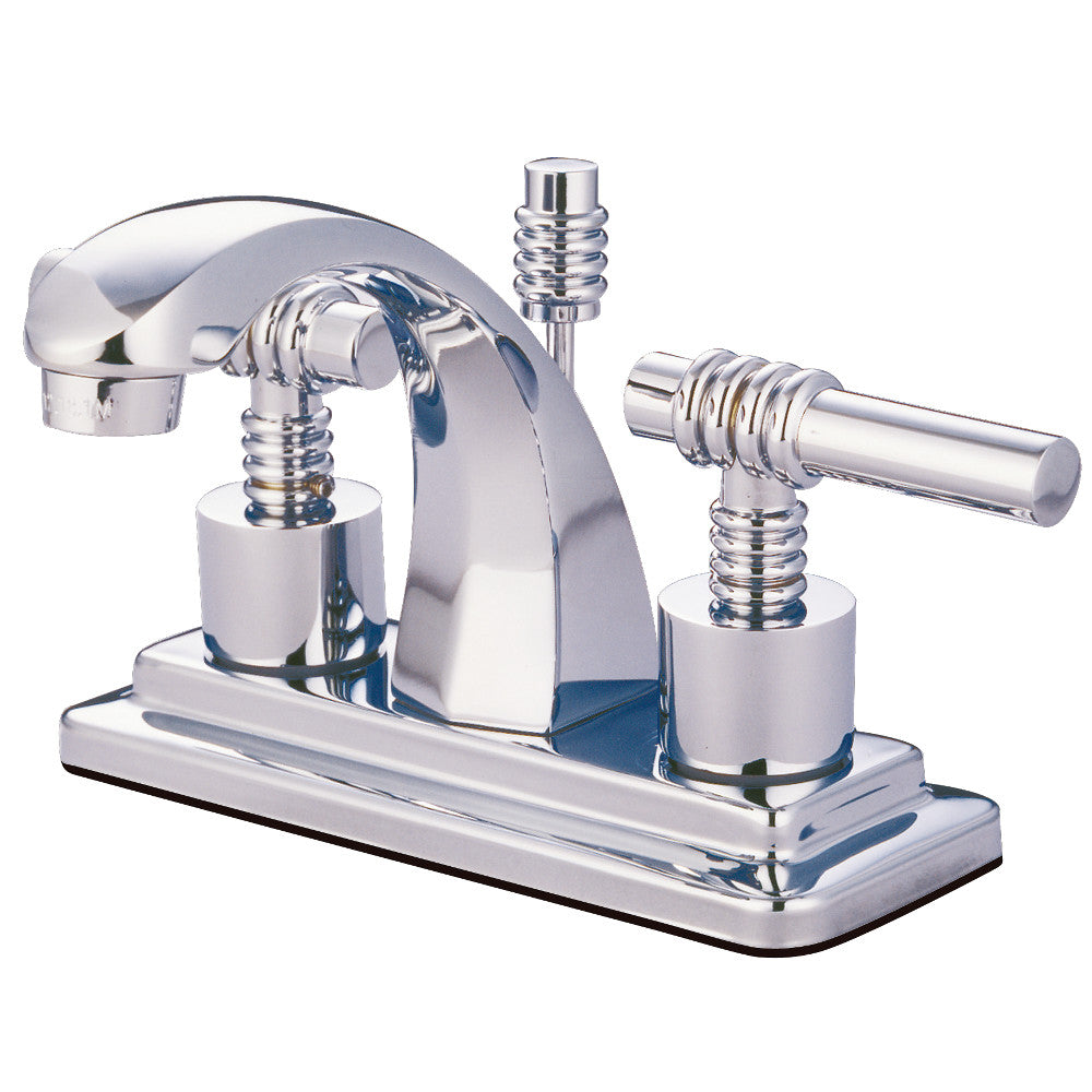 Milano 4 Inch Centerset Bathroom Faucet in Polished Chrome